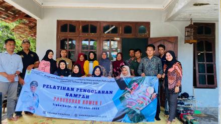 Pelatihan Pengolahan Sampah Padukuhan Kowen I