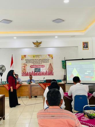 Sosialisasi Nilai – Nilai Bidaya Satriya dalam Pelaksanaan Pelayanan Publik di Tingkat Kalurahan