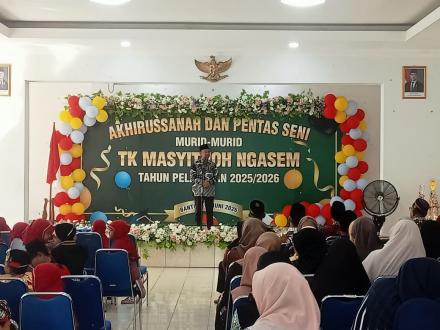 Akhirusanah TK Masyithoh Ngasem 2026 wujudkan Murid berprestasi.